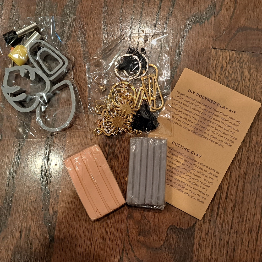 DIY Polymer Clay Kit with Tools and Accessories